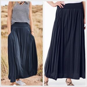 🌙 My Favorite Maxi Soft Knit Boho Pocket Skirt - XL